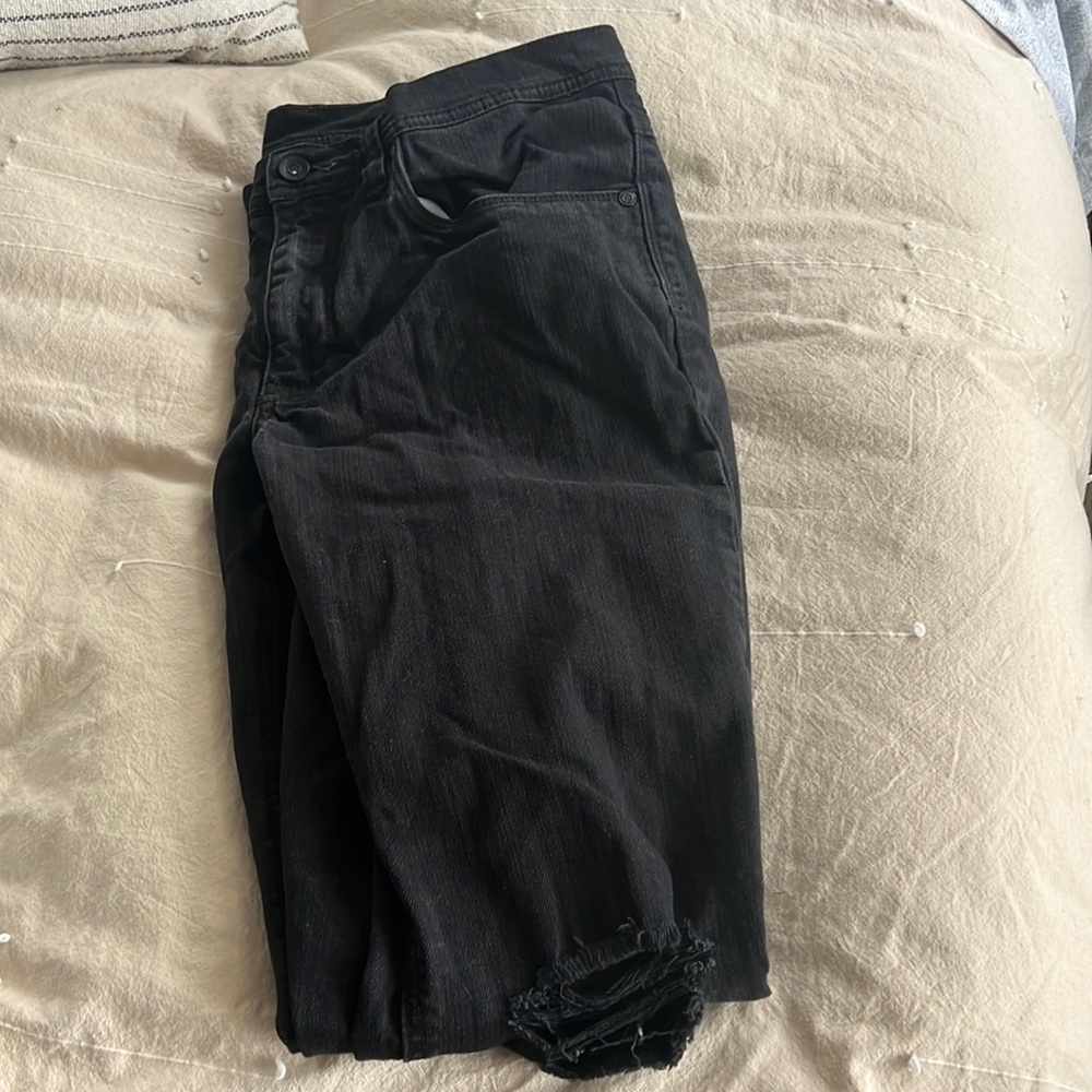 Ripped Black Jeans - Size:32